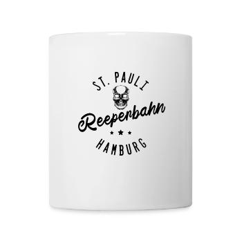 St. Pauli Hamburg Reeperbahn - Tasse - Weiß - Vorne