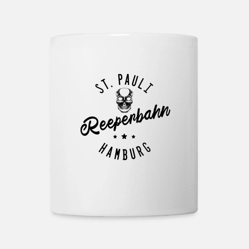 St. Pauli Hamburg Reeperbahn - Tasse - Weiß