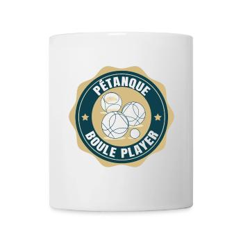 Pétanque Boule Player Boule ball Boule player - Mug - white - Front