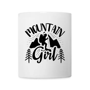 Fille de montagne - Mug blanc - blanc - Devant