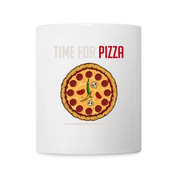 Order pizza pizzeria salami italian food - Mug - white - Front
