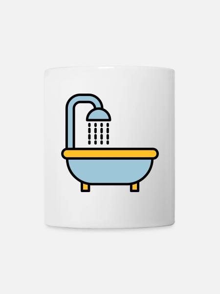 Baignoire - Mug blanc - blanc