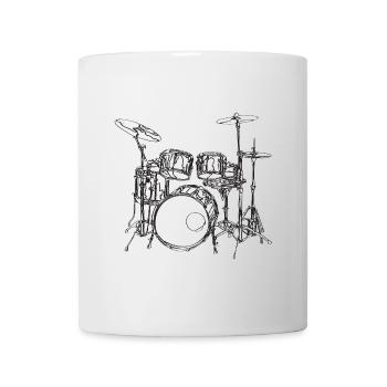 Batteur - Mug blanc - blanc - Devant