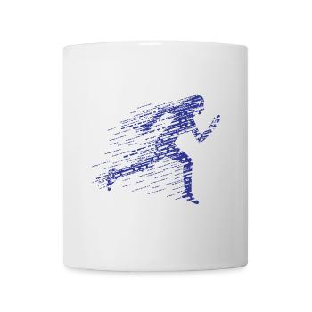 Coureur - Mug blanc - blanc - Devant