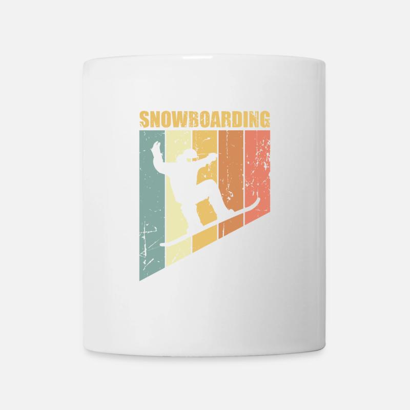 Snowboard Snowboard Snowboard - Mug blanc - blanc