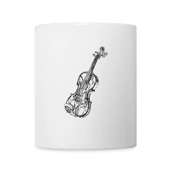 Violon - Mug blanc - blanc - Devant