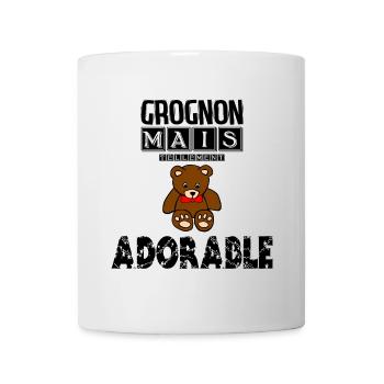 Grumpy But So Adorable Teddy Bear - Mug - white - Front