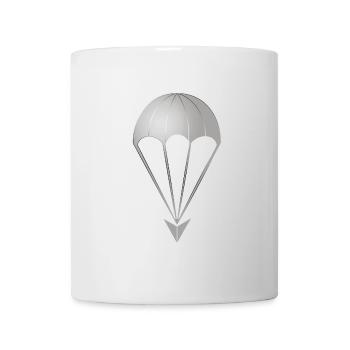 Fallschirm - Tasse - Weiß - Vorne