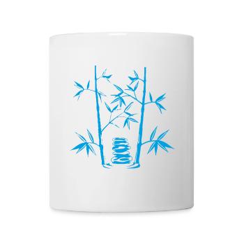 Blue Bamboo - Mug - white - Front