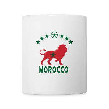 Marokko Löwen Design - Tasse - Weiß - Vorne