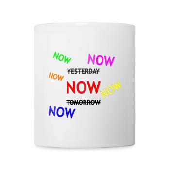 Dynamische Erinnerungstext-Illustration - Tasse - Weiß - Vorne