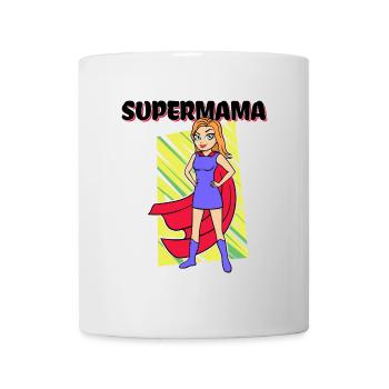 Supermama Best Mother Mother's Day Statement Mom - Mug - white - Front