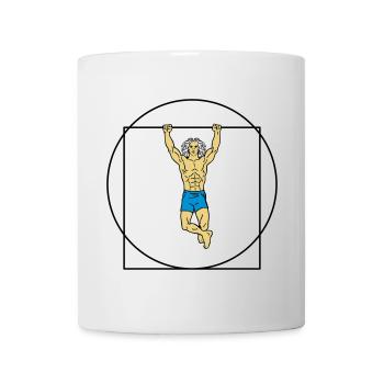 The Vitruvian man in strength (Color) - Mug - white - Front