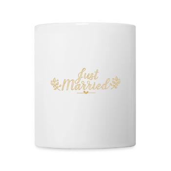 Just Married Wedding Wife Married Gift - Mug - white - Front