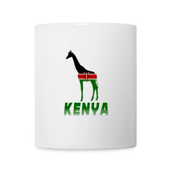 Kenia Giraffe - Tasse - Weiß - Vorne