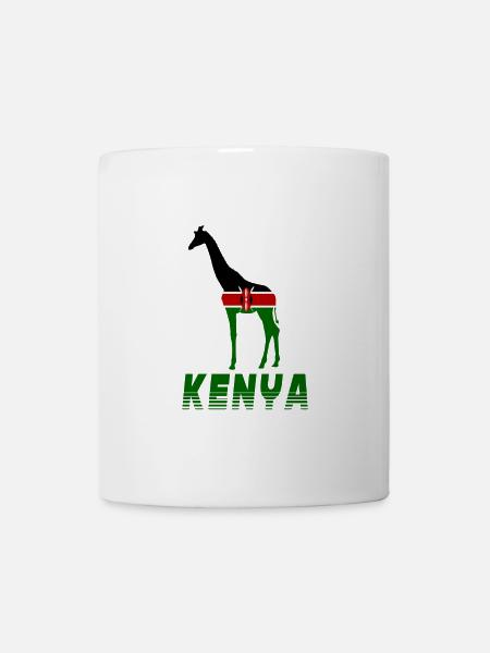 Kenia Giraffe - Tasse - Weiß