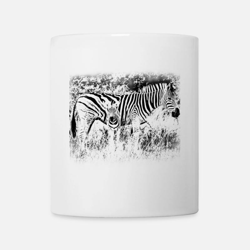 Zèbres - Mug blanc - blanc