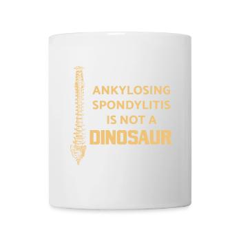 Ankylosing spondylitis disease spine AS - Mug - white - Front