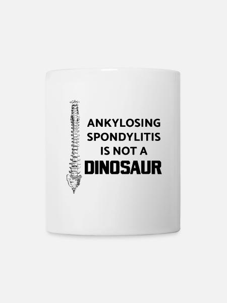 Ankylosing Spondylitis Krankheit Wirbelsäule AS - Tasse - Weiß