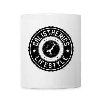 Séance d'entraînement de rue de la gymnastique - Mug blanc - blanc - Devant