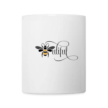 Bee Schön Schönheit Beauty Biene Imker Geschenk - Tasse - Weiß - Vorne