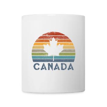 Kanada Vintage Design - Tasse - Weiß - Vorne