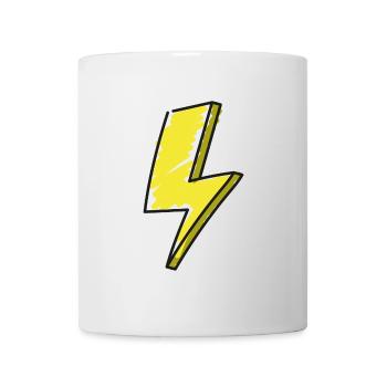 Lightning - illustration - Mug - white - Front