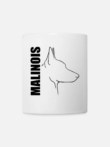 MALINOIS PROFIL Hunde Hund Hundesport Wilsigns - Tasse - Weiß