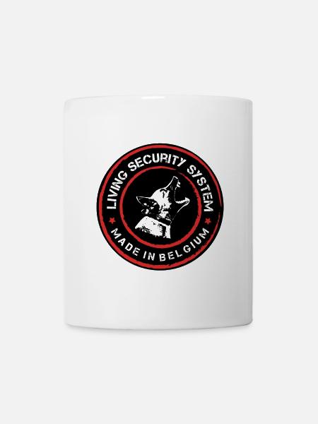 Malinois Security - Tasse - Weiß