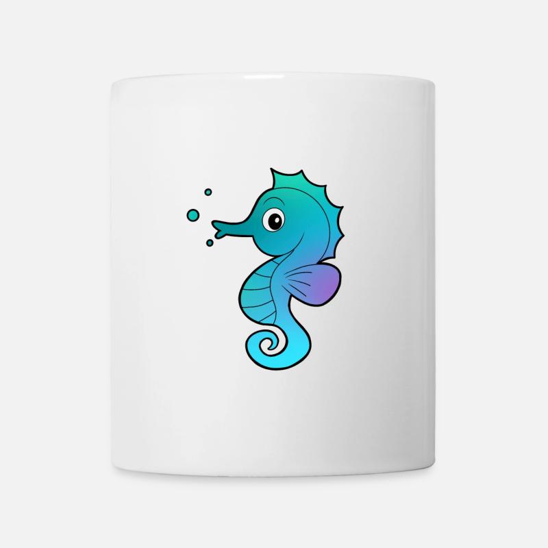 Hippocampe hippocampe - Mug blanc - blanc
