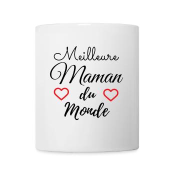 Meilleure maman du monde - Mug blanc - blanc - Devant