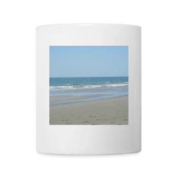 Beach sea vacation travel spain vacation - Mug - white - Front