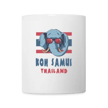 Conception de Koh Samui en Thaïlande - Mug blanc - blanc - Devant