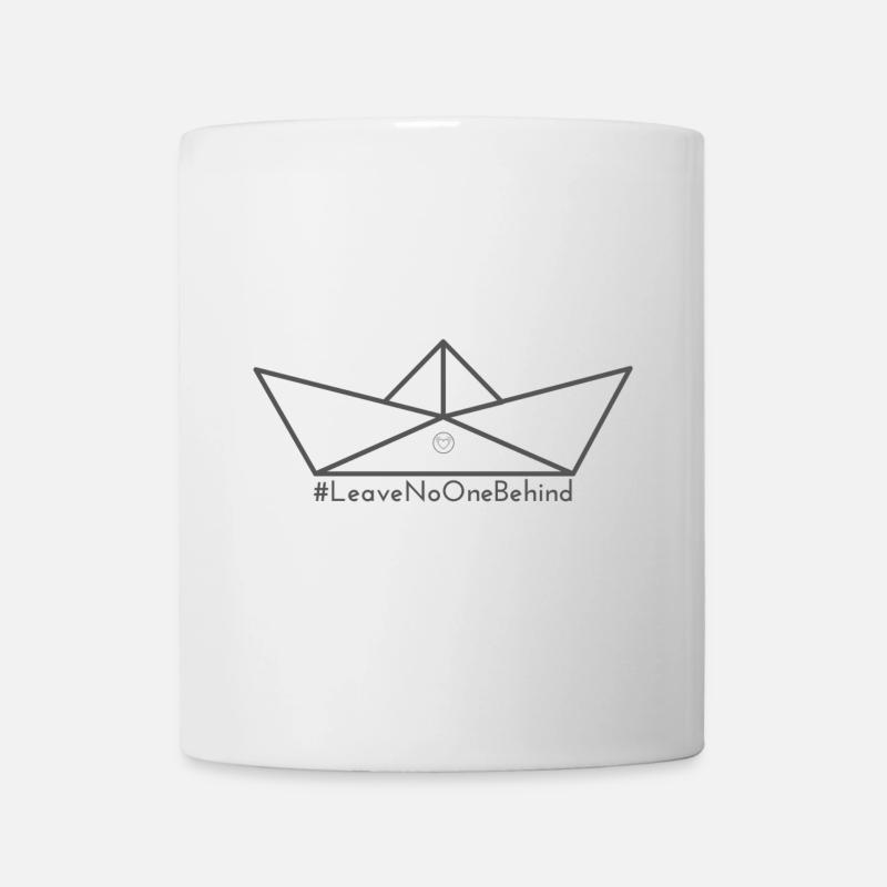 #LeaveNoOneBehind - Mug blanc - blanc