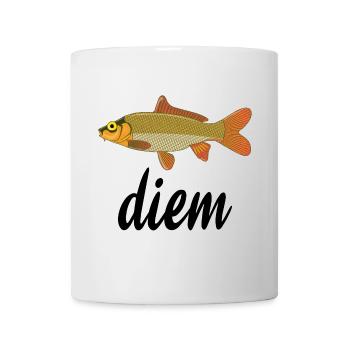 Poisson doré écailles orange - Mug blanc - blanc - Devant