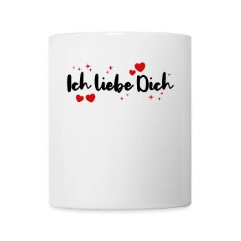 Ich Liebe Dich Spruch Paare Partnerschaft Verliebt - Tasse - Weiß - Vorne