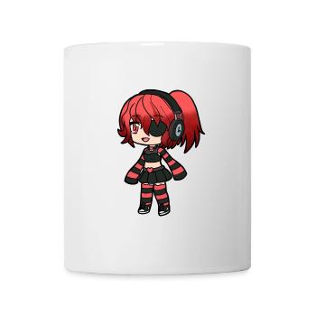 Enfant Emo Pirate Rouge - Mug blanc - blanc - Devant