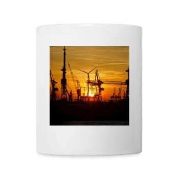 hamburger hafen - Tasse - Weiß - Vorne