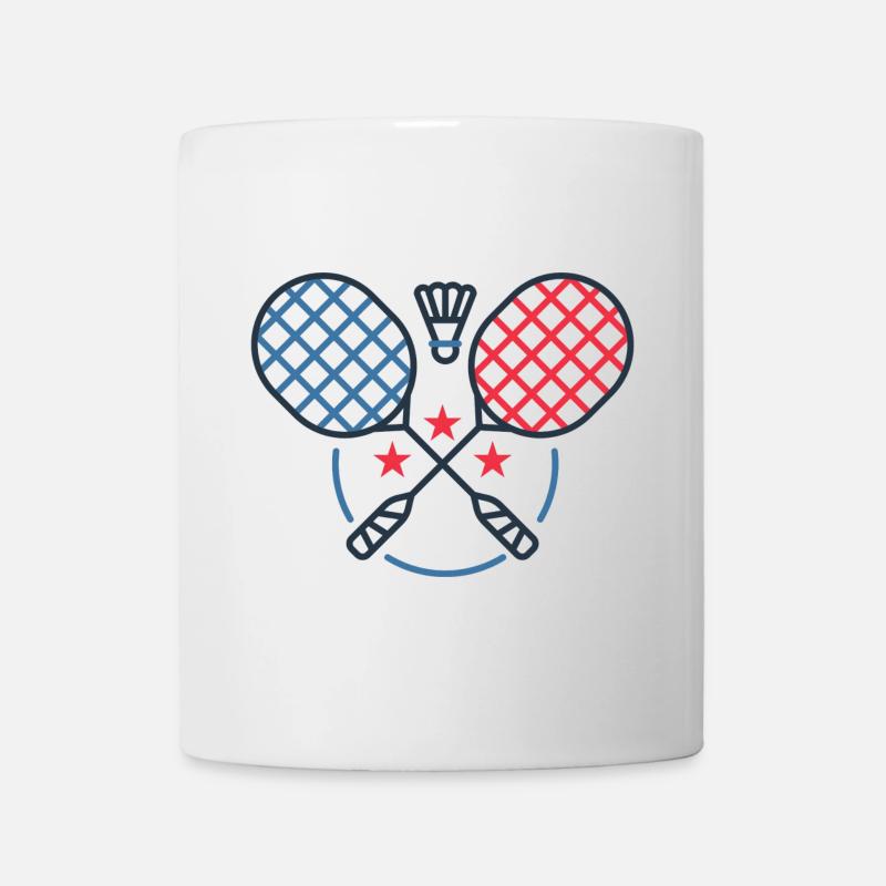Badminton - Tasse - Weiß