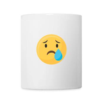 Emoticon Emoji Tear Face - Mug blanc - blanc - Devant