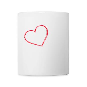 Heart Couple Couple Love In Love Fiancee Relationship - Mug - white - Front