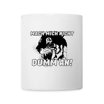 Tiger Raubkatze Tier Spruch lustig - Tasse - Weiß - Vorne