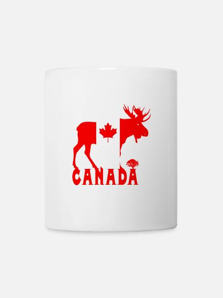 Canada Elch - Mug blanc - blanc