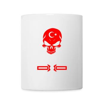 Türkei Totenkopf Design - Tasse - Weiß - Vorne