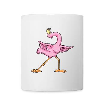 Flamingo Yoga Fitness Meditation - Tasse - Weiß - Vorne