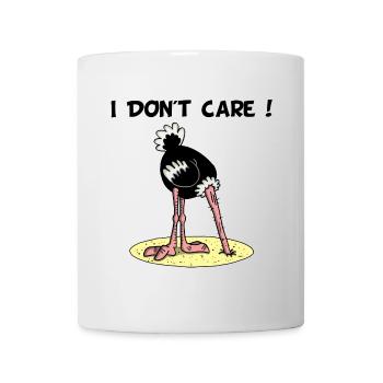 Den Kopf in den Sand - Tasse - Weiß - Vorne
