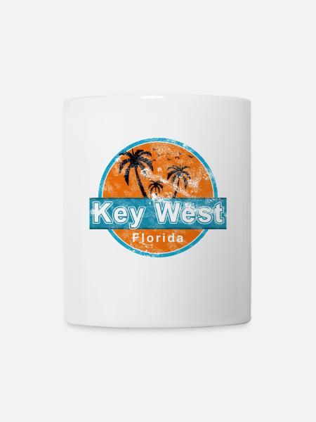 Key West Florida Vintage - Mug blanc - blanc