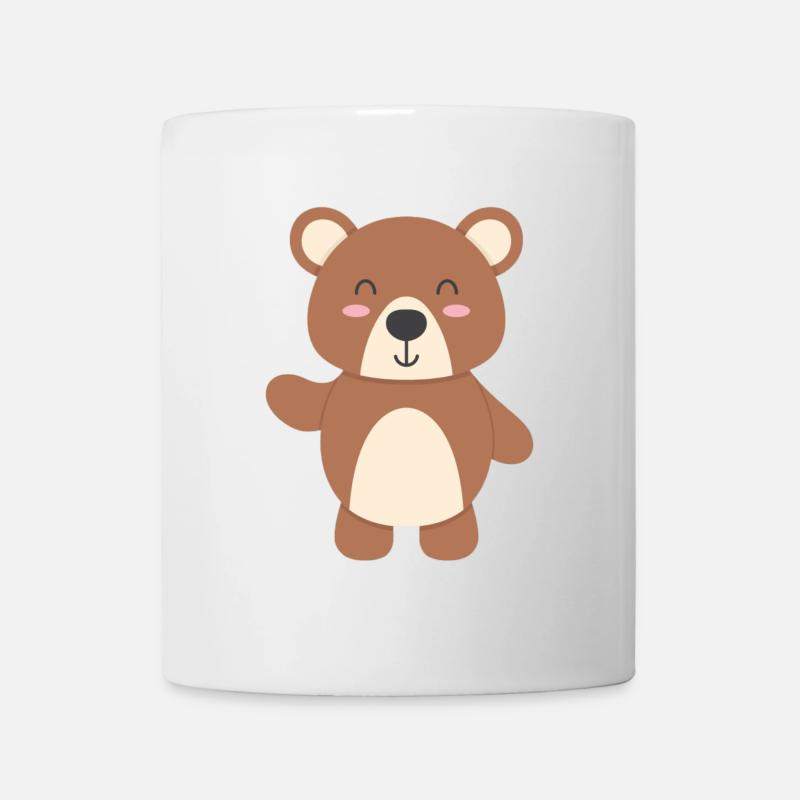 Ours en peluche - pour vous concevoir - Mug blanc - blanc