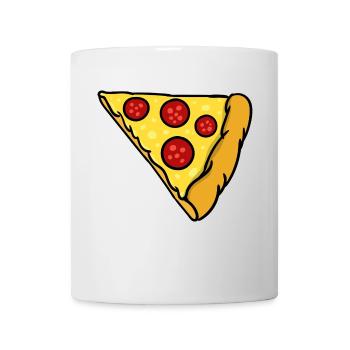 Partnerlook | Pizza Liebe Paar Pärchen Lustig - Tasse - Weiß - Vorne