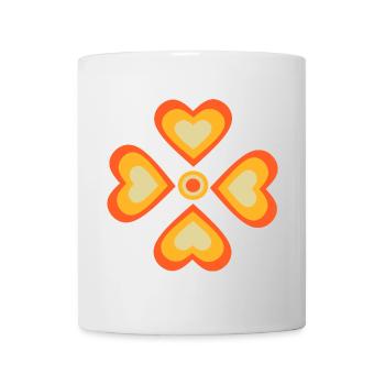 70s Flower Pattern - Mug - white - Front